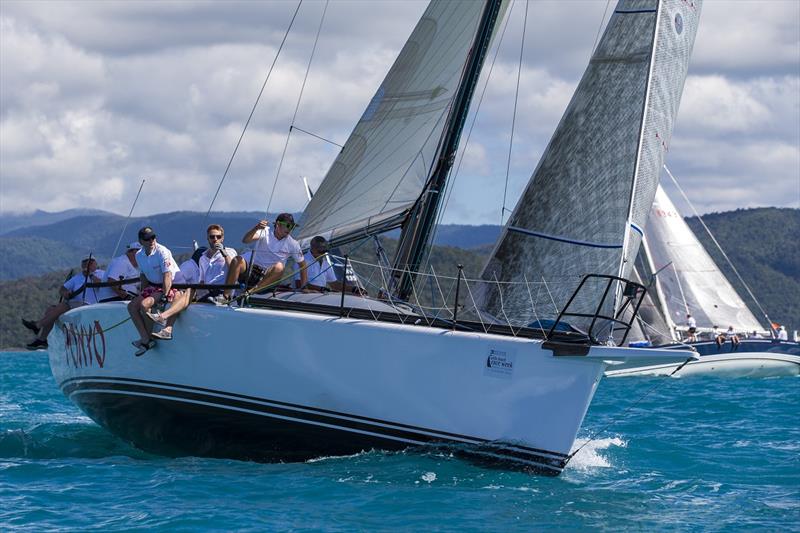 David Currie's Ponyo at Airlie Beach Race Week photo copyright Andrea Francolini taken at Whitsunday Sailing Club and featuring the IRC class