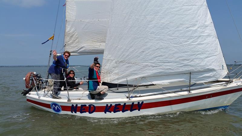 The Robber 'Ned Kelly' at Marconi photo copyright Peter Ward taken at Marconi Sailing Club and featuring the IRC class