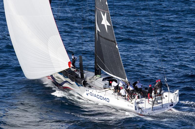 Line honours for Giacomo in the Flinders Islet Race photo copyright Andrea Francolini taken at Cruising Yacht Club of Australia and featuring the IRC class