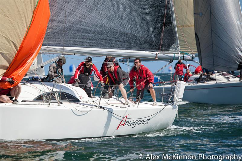 2016/17 Club Marine Series day 1 on Port Phillip Bay photo copyright Alex McKinnon Photography taken at Royal Yacht Club of Victoria and featuring the IRC class