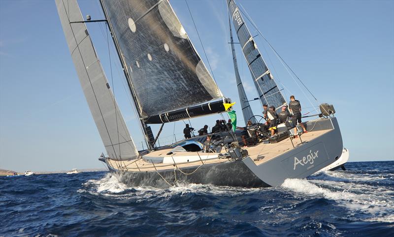 Aegir during the Rolex Middle Sea Race photo copyright Roberto Runza taken at Royal Malta Yacht Club and featuring the IRC class