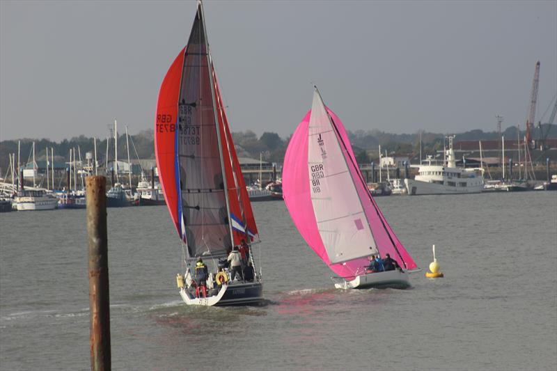 Race 3 of the Crouch Yacht Club Autumn Series photo copyright Russ Cashel taken at Crouch Yacht Club and featuring the IRC class