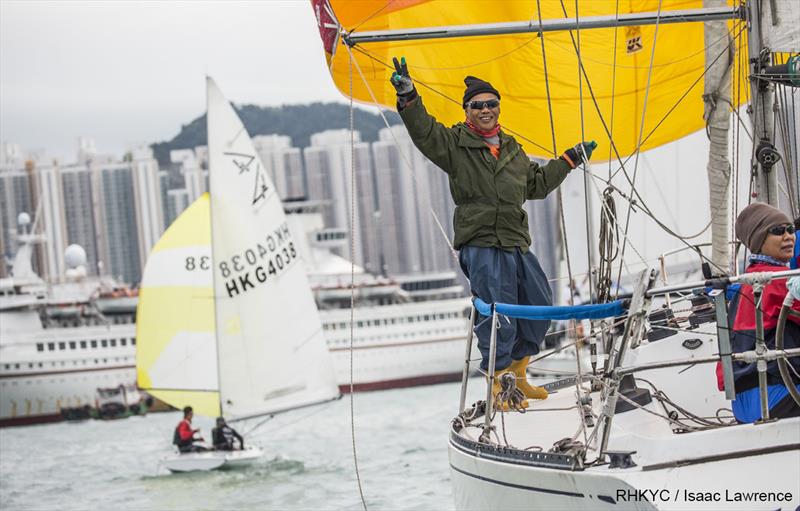 Royal Hong Kong Yacht Club's Around the Island Race 2016 photo copyright RHKYC / Isaac Lawrence taken at Royal Hong Kong Yacht Club and featuring the IRC class