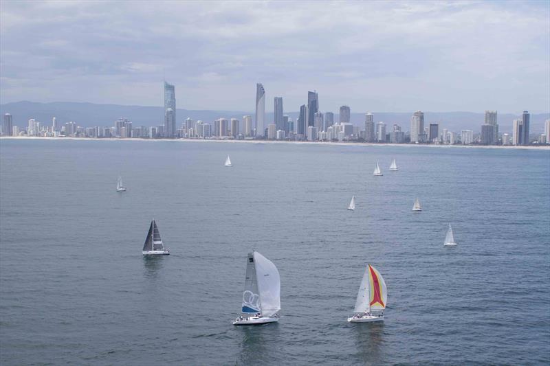 A view from above, the fourth and final day in the Bartercard Sail Paradise Regatta photo copyright SYC taken at  and featuring the IRC class