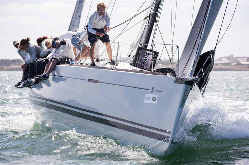 IKON, Rating div 2 winner on day 4 at the Festival of Sails 2017 photo copyright Steb Fisher taken at Royal Geelong Yacht Club and featuring the IRC class