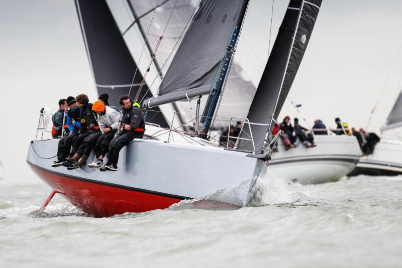 Ed Fishwick's Redshift Reloaded won today's second race in IRC Two on day 2 of the RORC Easter Challenge photo copyright Paul Wyeth / www.pwpictures.com taken at Royal Ocean Racing Club and featuring the IRC class