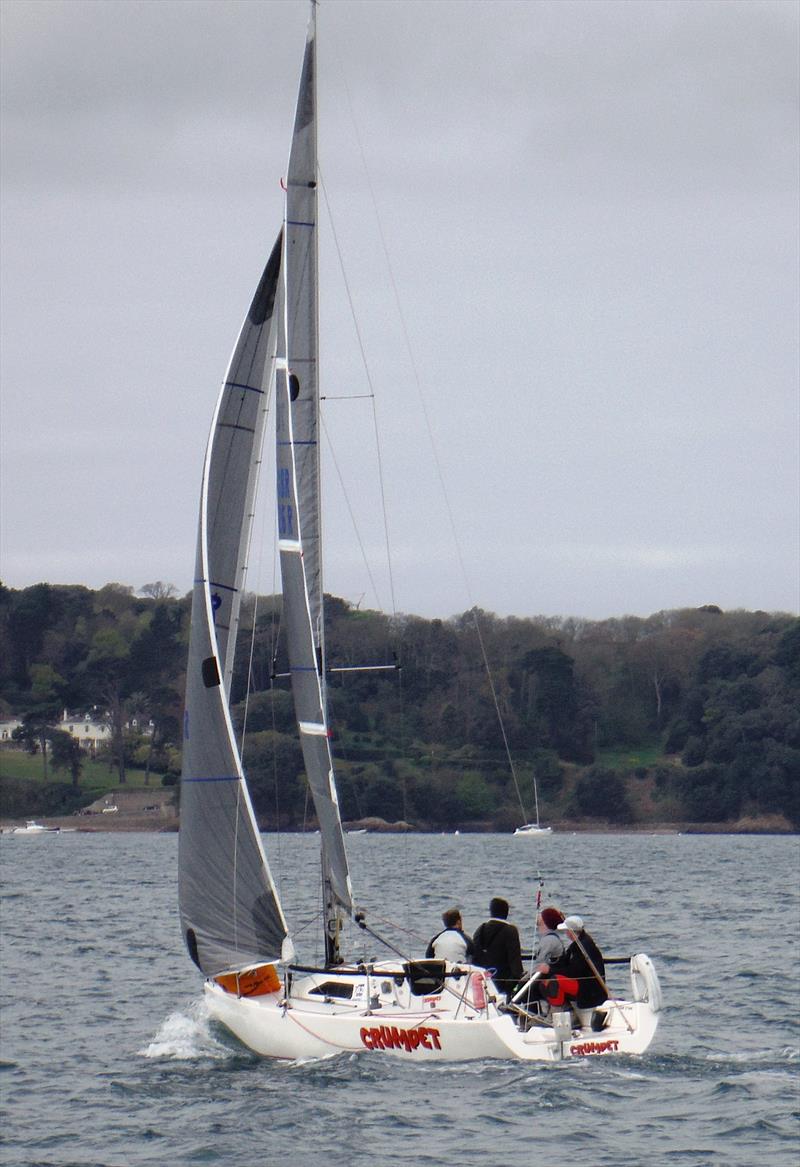 Crumpet during the RCIYC Commodore's Cup photo copyright Bill Harris taken at Royal Channel Islands Yacht Club and featuring the IRC class