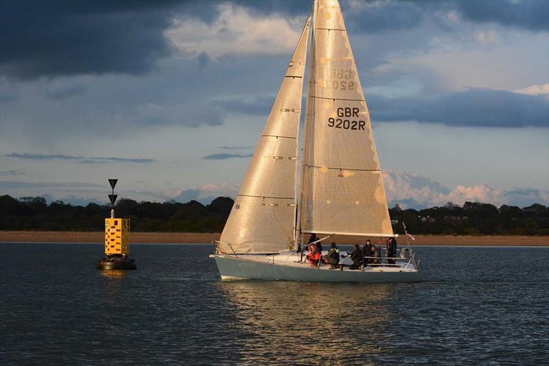 Nightjar on day 5 of the Hamble River Early Bird Series photo copyright Trevor Pountain taken at Hamble River Sailing Club and featuring the IRC class