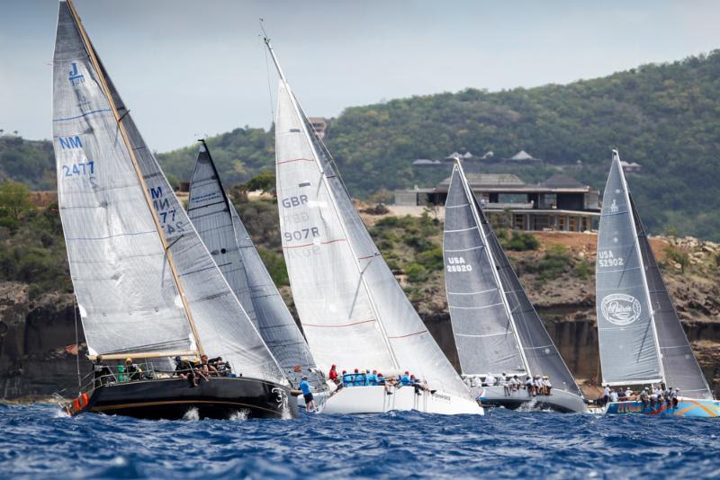 Hot racing in CSA 4 on the opening day at Antigua Sailing Week photo copyright Paul Wyeth / www.pwpictures.com taken at Antigua Yacht Club and featuring the IRC class