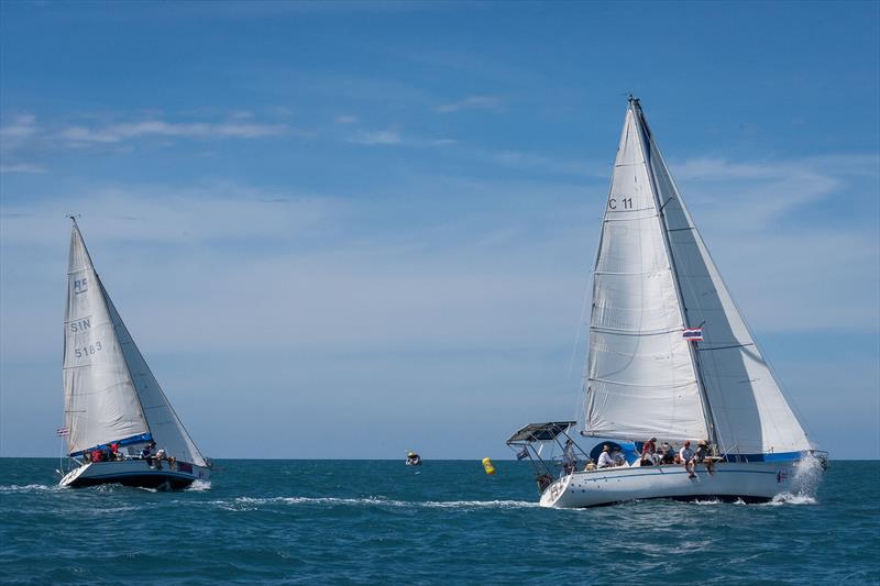 Lady Bubbly on their way to another win on day 2 of the Samui Regatta 2017 photo copyright Joyce Ravara taken at  and featuring the IRC class