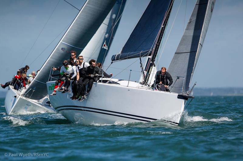 Nifty on day 1 of the Harken June Regatta photo copyright Paul Wyeth / www.pwpictures.com taken at Royal Southern Yacht Club and featuring the IRC class