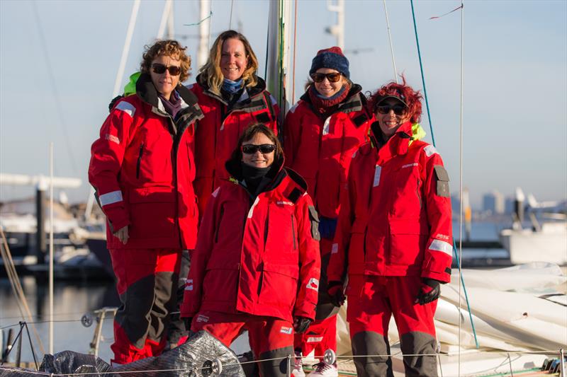 Imaginer Townsville crew at the Australian Women's Keelboat Regatta photo copyright Bruno Cocozza taken at Royal Melbourne Yacht Squadron and featuring the IRC class