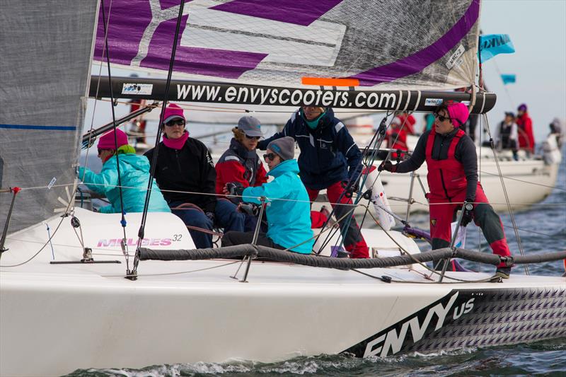 Envyus starting at the Australian Women's Keelboat Regatta photo copyright Bruno Cocozza taken at Royal Melbourne Yacht Squadron and featuring the IRC class