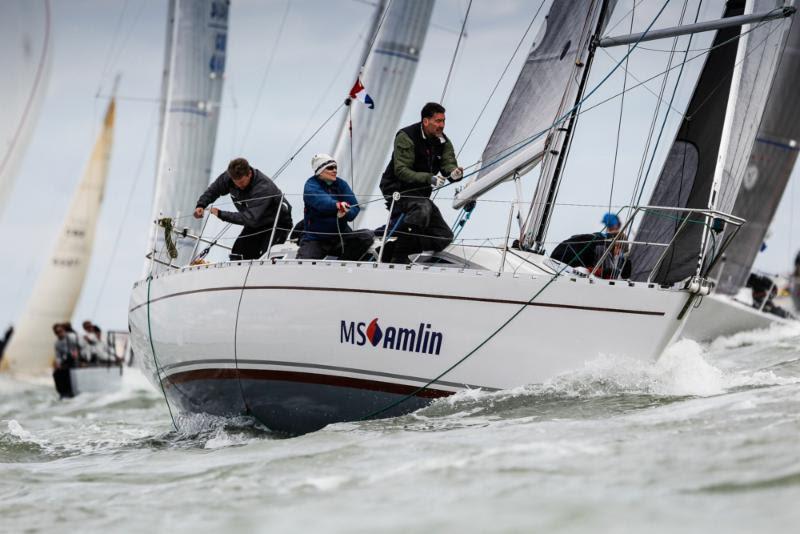 One of the lowest rated boats in the RORC IRC Nationals is Ian Braham's MG 346, MS Amlin Enigma photo copyright Paul Wyeth / www.pwpictures.com taken at Royal Ocean Racing Club and featuring the IRC class