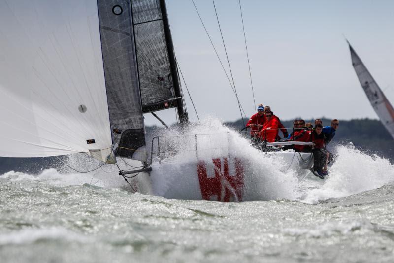 Keronimo, the Plymouth-based team on Andy Williams's Ker 40 was the top scoring boat in IRC1 on day 1 of the IRC Nationals - photo © Paul Wyeth / www.pwpictures.com