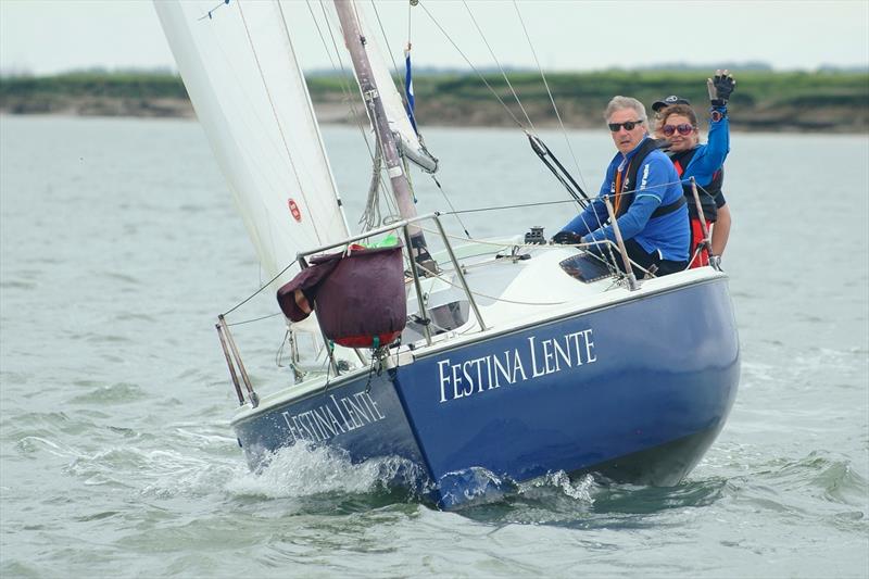 Festina Lente at the Medway Keelboat Regatta 2017 photo copyright Richard Janulewicz / www.sharkbait.org.uk taken at Medway Yacht Club and featuring the IRC class