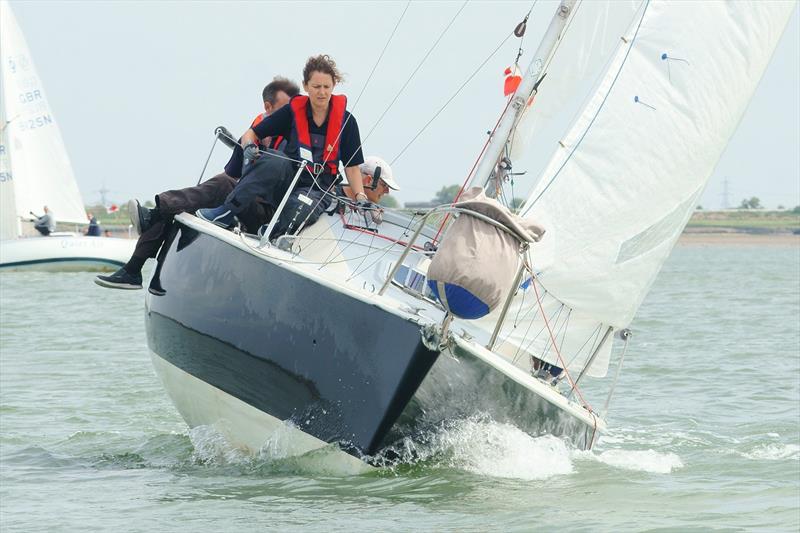Medway Keelboat Regatta 2017 photo copyright Richard Janulewicz / www.sharkbait.org.uk taken at Medway Yacht Club and featuring the IRC class