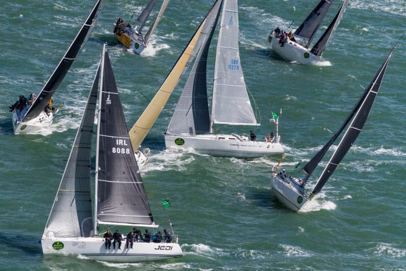 IRC 3, the largest fleet in the Rolex Fastnet Race photo copyright Rolex / Carlo Borlenghi taken at Royal Ocean Racing Club and featuring the IRC class