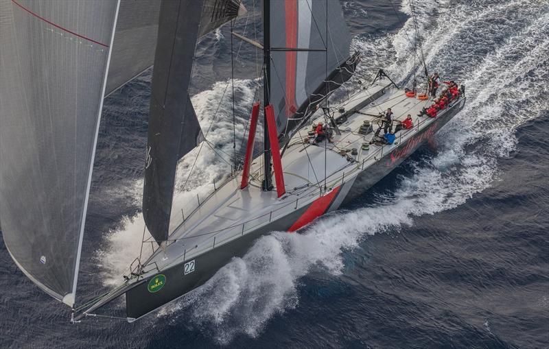 Scallywag romping down the coast last year in the Rolex Sydney Hobart Yacht Race photo copyright Rolex / Daniel Forster taken at Cruising Yacht Club of Australia and featuring the IRC class