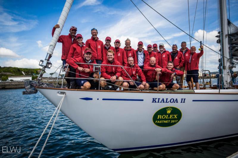 From Australia, Patrick and Keith Broughton's 72ft SandS Kialoa II in the Rolex Fastnet Race photo copyright ELWJ Photography / RORC taken at Royal Ocean Racing Club and featuring the IRC class