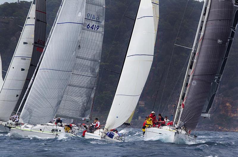 Club Marine Pittwater to Southport Race start photo copyright Howard Wright taken at Royal Prince Alfred Yacht Club and featuring the IRC class