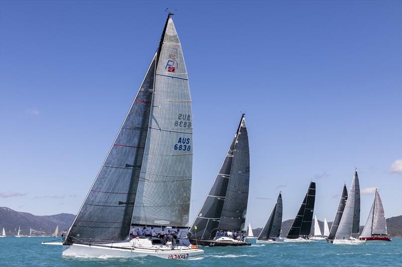 IRC fleet on day 4 of Airlie Beach Race Week 2017 photo copyright Andrea Francolini taken at Whitsunday Sailing Club and featuring the IRC class