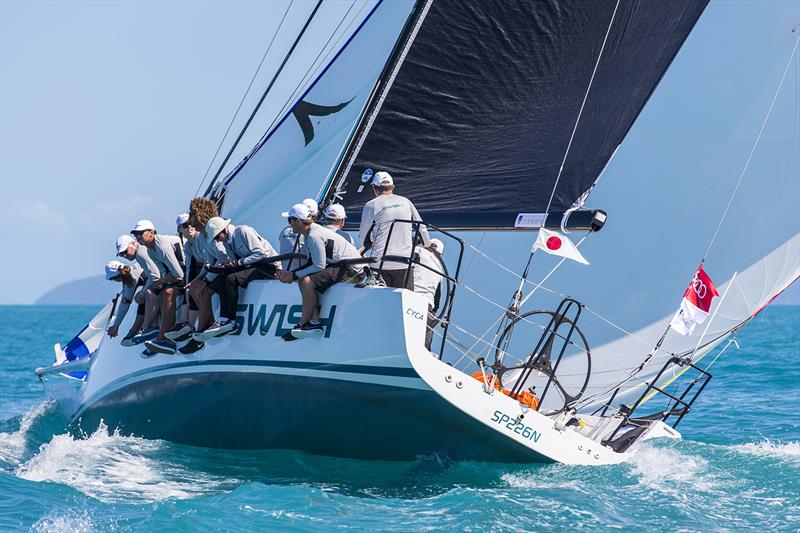 Steven Proud's Swish on day 3 at Audi Hamilton Island Race Week 2017 photo copyright Andrea Francolini taken at Hamilton Island Yacht Club and featuring the IRC class