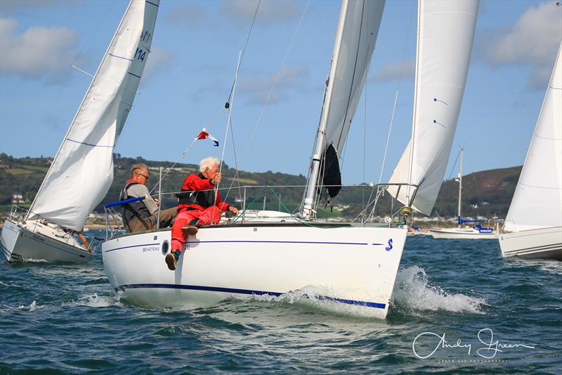 Conwy Land Rover Abersoch Keelboat Week 2017 photo copyright Andy Green / www.greenseaphotography.co.uk taken at South Caernarvonshire Yacht Club and featuring the IRC class
