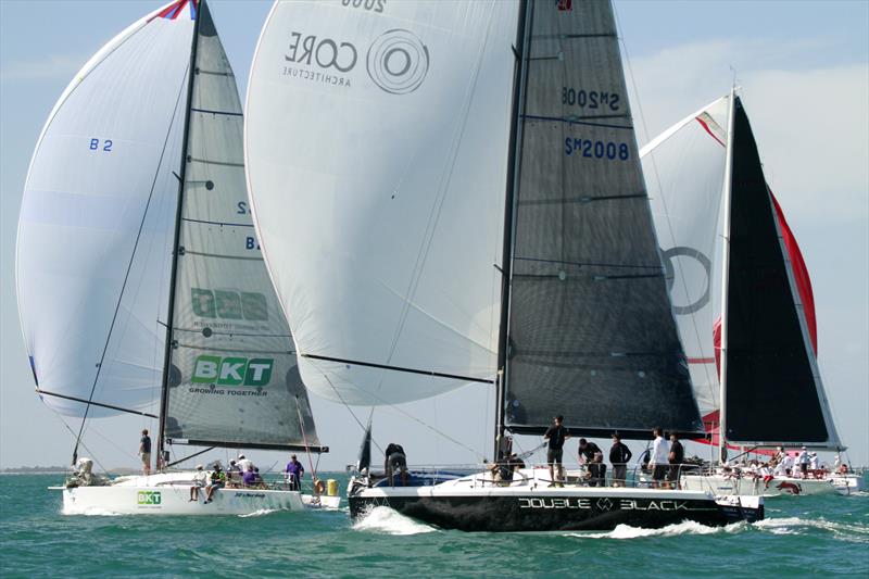 Rating fleet on Corio Bay during the 2015 Festival of Sails photo copyright Teri Dodds taken at Royal Geelong Yacht Club and featuring the IRC class