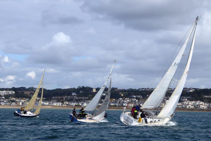  during the 2016 Jackson Yacht Services Bay Races photo copyright Elaine Burgis taken at Royal Channel Islands Yacht Club and featuring the IRC class