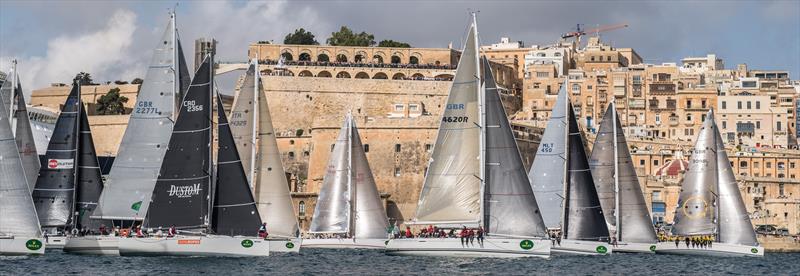 2017 Rolex Middle Sea Race Start photo copyright Rolex / Kurt Arrig taken at Royal Malta Yacht Club and featuring the IRC class