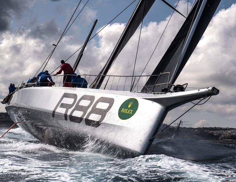 Rambler  88 at the start of the 2017 Rolex Middle Sea Race photo copyright Rolex / Kurt Arrig taken at Royal Malta Yacht Club and featuring the IRC class