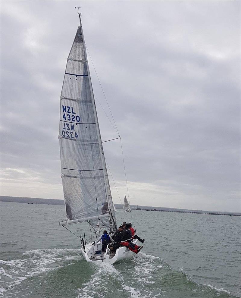 Hellaby (Quarter Tonner) during Medway YC 'Pirates Cave' Autumn Series Race 1 photo copyright Aaron Goodman-Simpson taken at Medway Yacht Club and featuring the IRC class