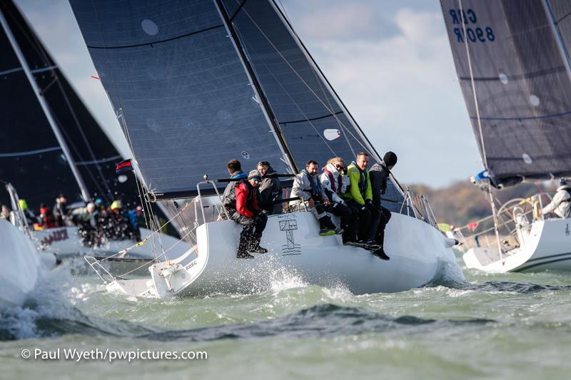 2017 Hamble Winter Series week 6 photo copyright Paul Wyeth / www.pwpictures.com taken at Hamble River Sailing Club and featuring the IRC class