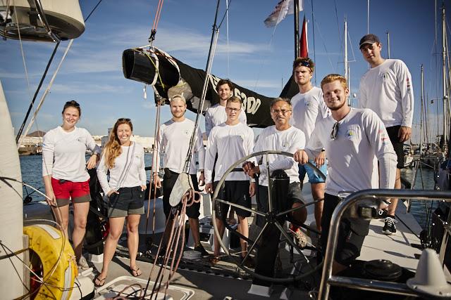 Young team on the Judel/Vrolijk 52 Haspa Hamburg ahead of the RORC Transatlantic Race title photo copyright RORC / James Mitchell taken at Royal Ocean Racing Club and featuring the IRC class