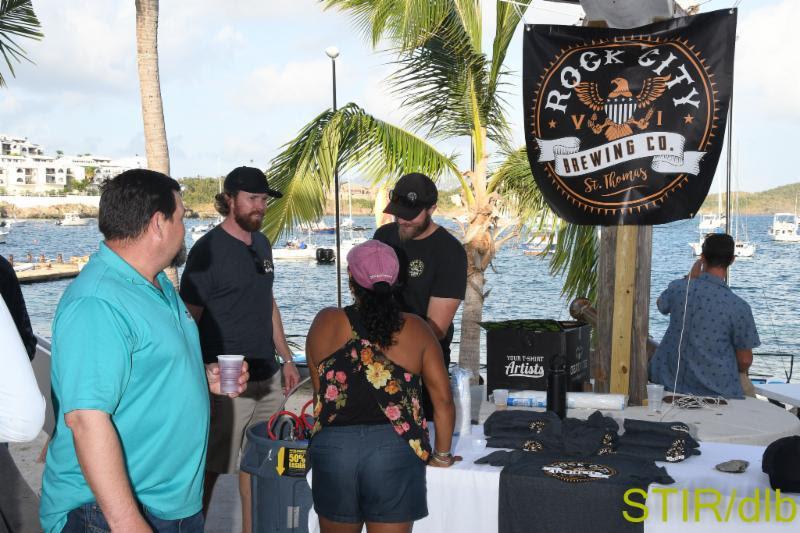 Thursday's Happy Hour ahead of the 45th St. Thomas International Regatta photo copyright STIR / Dean Barnes taken at St. Thomas Yacht Club and featuring the IRC class