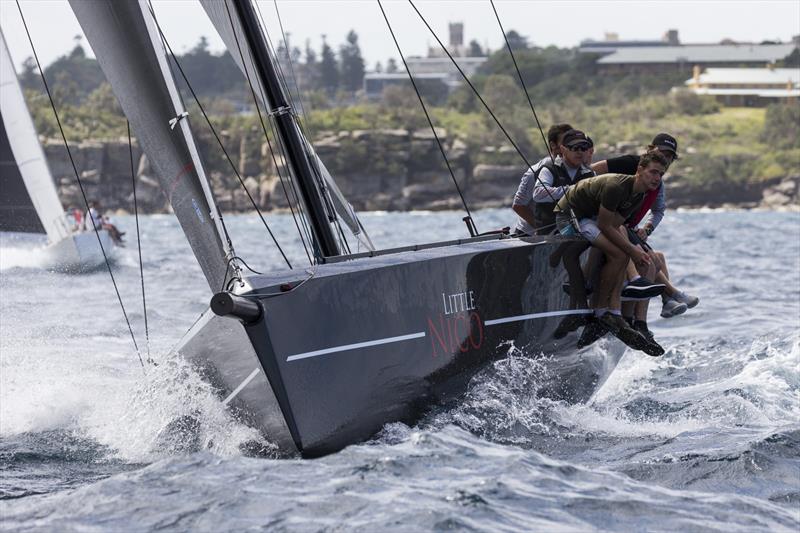 Little Nico leads EHC Super 40s on day 1 of the Sydney Harbour Regatta photo copyright Andrea Francolini taken at Middle Harbour Yacht Club and featuring the IRC class