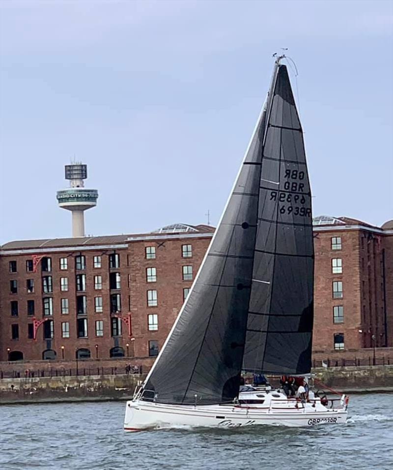 Lyver trophy: Paul Kitteringham's Finally at the start photo copyright Sam Kitteringham taken at Liverpool Yacht Club and featuring the IRC class