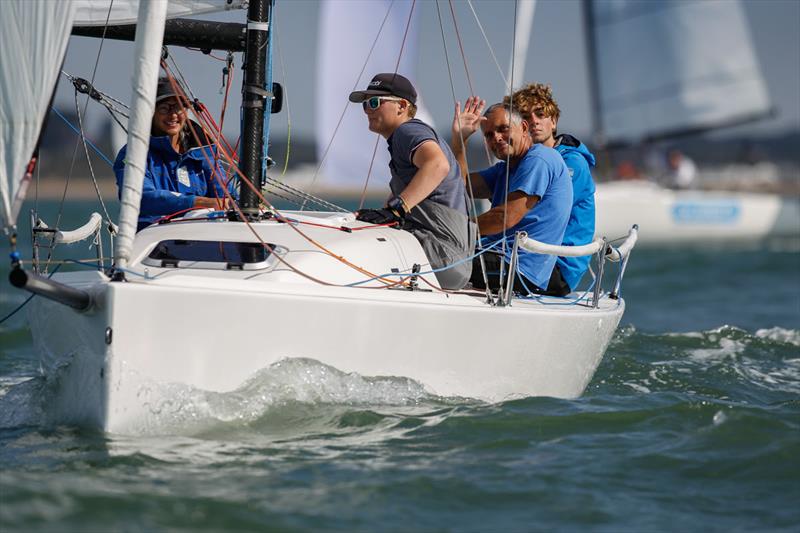 Jellyfish, GBR 264 on day 2 of the Land Union September Regatta photo copyright Paul Wyeth / RSrnYC taken at Royal Southern Yacht Club and featuring the IRC class
