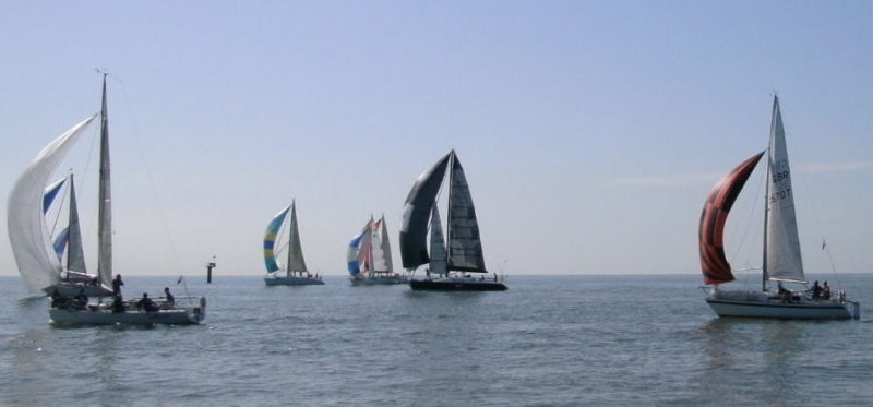 The Haven Series Britannia Trophy Race to Lowestoft starts photo copyright Steve Bell taken at  and featuring the IRC class
