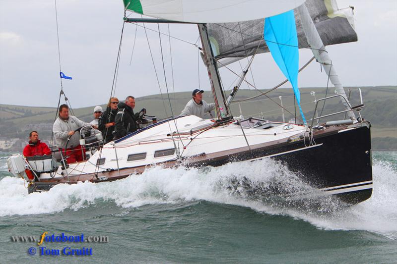 Day 2 of Barratt Homes Plymouth Race Week photo copyright Tom Gruitt / www.fotoboat.com taken at  and featuring the IRC class