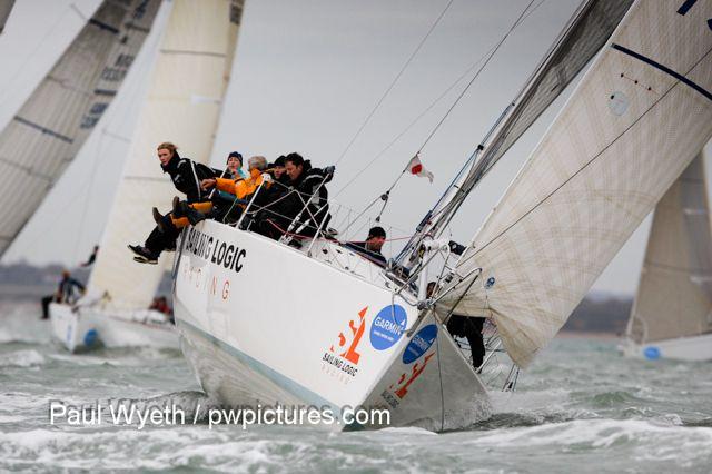 Garmin Hamble Winter Series week 8 photo copyright Paul Wyeth / www.pwpictures.com taken at Hamble River Sailing Club and featuring the IRC class