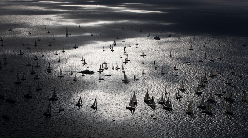 The start of the J.P. Morgan Asset Management Round the Island Race 2012
