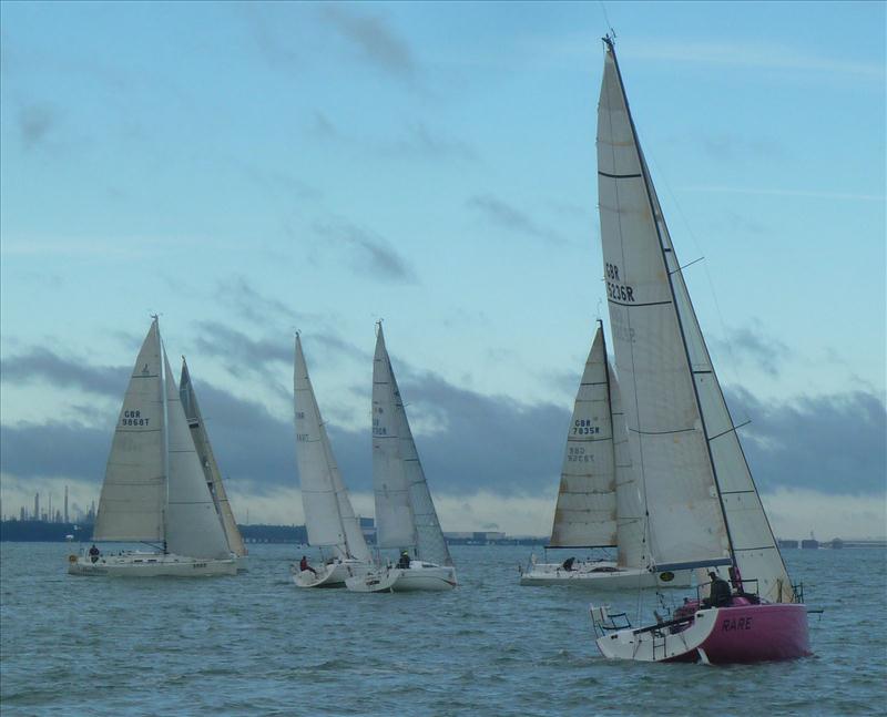 The final race of the 2012 Solo Offshore Racing Club season is held in the Solent photo copyright David Giddings taken at  and featuring the IRC class