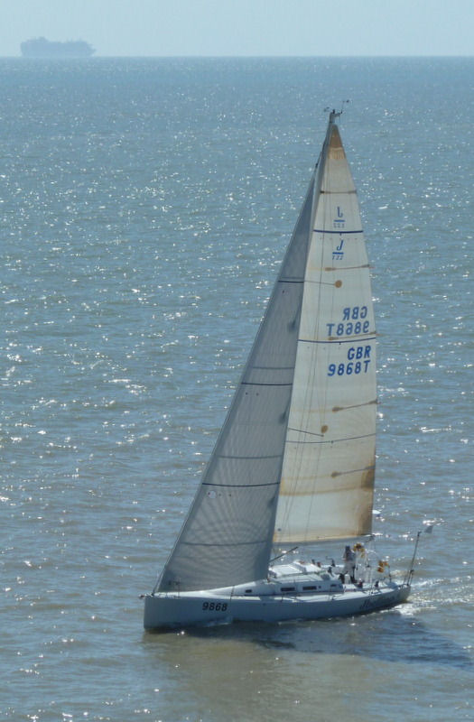 Jbellino finishes 2nd in Class 1 during the Carbon Yachting Solo Round the Isle of Wight Race photo copyright Rob Packham & Dave Giddings taken at  and featuring the IRC class