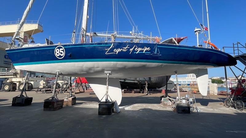 #OGR2023 Flyer Class “L'Esprit d'Équipe“ FR (85) looking race ready after some tender loving care - photo © L’Esprit d’Équipe