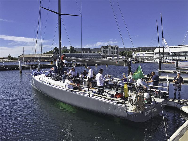 Ichi Ban was the first to arrive and the empty spaces between her and the maxis is pretty obvious photo copyright Wendi Lanham taken at Cruising Yacht Club of Australia and featuring the IRC class