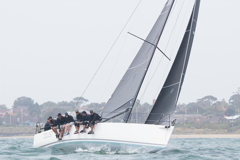 Joust on Port Phillip Bay - 2018 Australian Yachting Championships photo copyright Alex McKinnon taken at Sandringham Yacht Club and featuring the IRC class