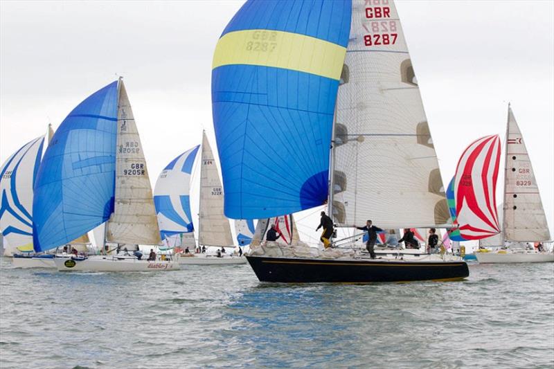 Start of the Deauville Race, which celabrates its 75th anniversary this year photo copyright Michael Austen taken at Royal Southern Yacht Club and featuring the IRC class