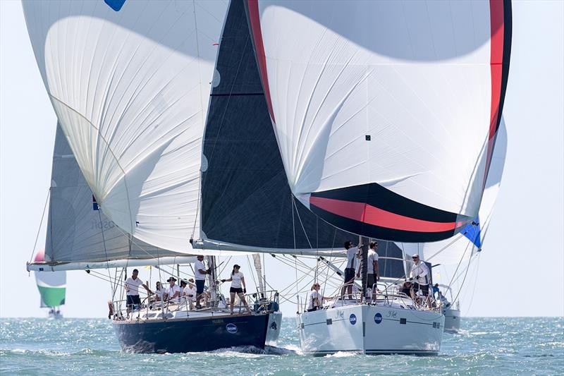 Pilgrim versus Y Knot - Sealink Magnetic Island Race Week 2017  photo copyright Andrea Francolini taken at Townsville Yacht Club and featuring the IRC class